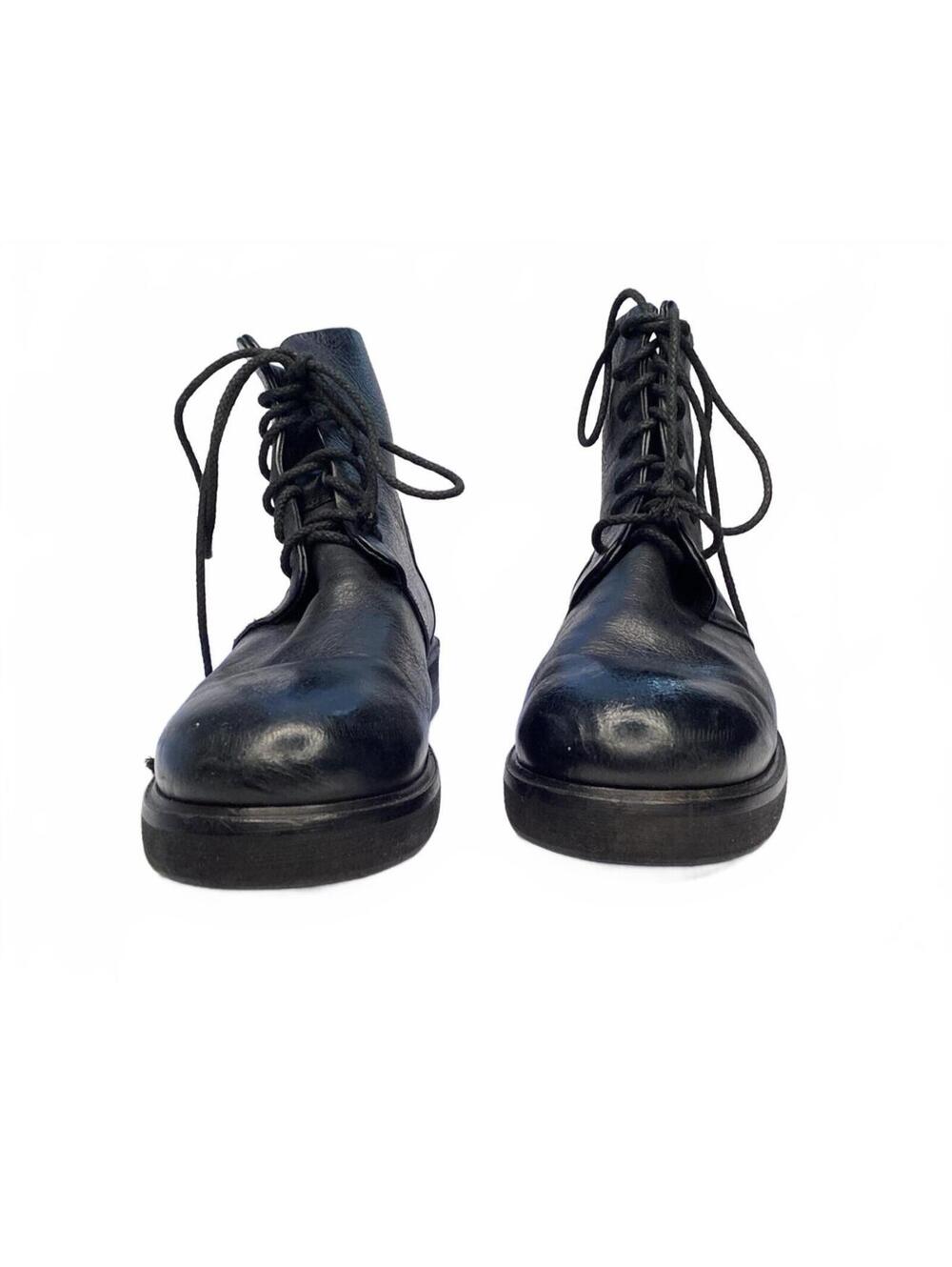 Gravity Pope Black Leather Lace Up Combat Boots. Women’s Size 36